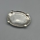 E Kupjack Artisan Sterling Silver Shell Platter Tray  345 Miniature Dollhouse