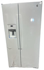 Ge 25 3 Cu  Ft  Side-by-side Door Refrigerator Gse25ggphcww White