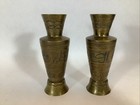 Beautiful Matching Set   Pair Of Two Persian  Middle-eastern Bud Vases 6  High