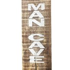 Wall Mounted Bottle Opener Os Brown Rustic Wood Man Cave Garage Cap Catcher