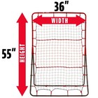 Franklin Sports 3 Angle Baseball Return Trainer Pitchback Rebounder Net