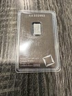 Valcambi Suisse 1 Gram  9995 Assay Card Platinum Bar