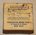 Chesterfield Vintage Swiss Stop Watch 1 Jewel In Good Condition And Original Box