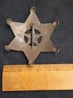 Brass Badge U s  Marshall Sheriff Vintage 