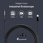 Endoscope Camera With Light 1920p Hd Borescope Camera 16 4ft Cable With 8 Led