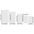  Square Pedestal Stand  Display Pedestal Stand  5 Pack Cake Pedestal Stands