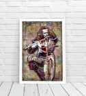 Jethro Tull Ian Anderson 8x10inch Poster Jethro Tull Art Tribute Free Shipping