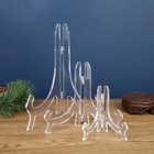 New Display Stand Clear Acrylic Easel Home Decor Picture Frame Plate Holder