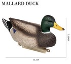 2 Pcs High-definition Floating Mallard Decoys - Exceptional Realism For Hunters