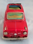 1950 s Japan Bandai Fiat 600 Tin Friction Metal Car   Works   Read Description 