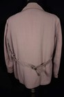 Rare 1950 s Pinkish Brown Vintage Long Heavy Gabardine Jacket  Size Large