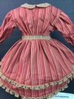 American Girl Addy Striped School   Summer Dress Lot Pleasant Company Outfit Euc