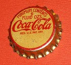 Vintage 1927-1934 Coca-cola Cola Soda Pop Nos Uncrimped Cork Lined Bottle Cap