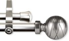 Corner Double Curtain Rod 48-84in Satin Nickel Arman 13 16 Adjustable Desyne