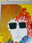 Bob Dylan Bob On Bob Nbc Promo Vintage 1968 Poster By Richard Moffat -nice 