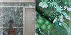 Anthropologie House Hackney Floribunda Magna Wallpaper Verde 9  10  L X 5  9  W