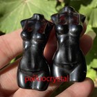 1pcs Natural Obsidian Women Quartz Crystal Skull Carved Goddess Gem Healing 1 7 