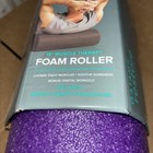 Gaiam Restore Muscle Therapy 18  Foam Roller Soothes Sore Muscle Purple New