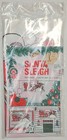 Vintage Nos Philipp Sales Santa Sleigh reindeer 40  Christmas Window door Decor