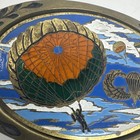 Vintage Sky Diving Paratroop  Belt Buckle Heritage Solid Brass Usa
