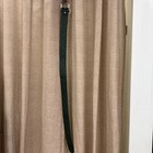 Tailored Sportsman Quilted Leather C Belt In Green Large