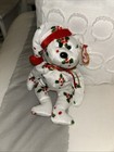 Rare 1998 Holiday Teddy Ty Beanie Baby Pe Pellets Tag Errors