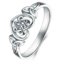 Heart To Heart Fashion 925 Silver Filled Women Wedding Ring Cubic Zircon Sz 6-10