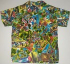 Vintage 70   s Diamond Head Hawaiian Short Sleeve Shirt 3 Buttons Youth Size 6-7