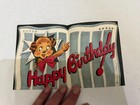 Vintage 1950 s Happy Birthday Greeting Card Birthday Gazette