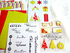Merry Christmas Paper Album Kit Stickers Diecuts Scrapbook Creative Memories