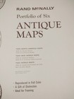 1966 Rand Mcnally Portfolio Of Five Antique World Maps Color Framable Large Vtg