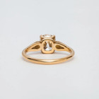 Five Stone 2 00tcw White Moissanite 10k Yellow Gold Fn Wedding Ring For Women