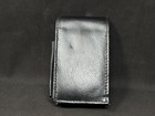 German Leather Cigarette   Lighter Case Set   Brass Star Detail   Nos