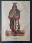 Wa Na Ta Sioux Indian Chief Lithograph Charles Bird King- Mckenney   Hall-biddle