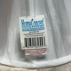 Home Concept White Shantung Bell Lamp Shade 6x12x9 5 Table Light Replacement Nwt