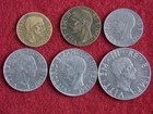 Italy Wwii Era Coins  5 C   10 C   20 C   50 C   1 L    2 L  - Circ  Set