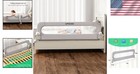Safety First  71  Folding Bed Rail For Toddlers     Impact Protection   Stability