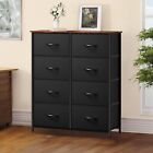 Taus Dresser 8 Drawers  Furniture Storage Chest Organizer Unit  Bedroom