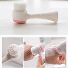 3d Double Silicone Facial Cleansing Brush Soft Exfoliating Massage Face Tool Uv