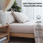 100  Egyptian Cotton Queen Size Fitted Sheet  600 Thread Count Sateen   16  Deep