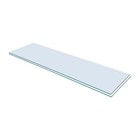 Sswbasics Tempered Glass Shelf 14 w X 48 l X 3 16  Durable Glass Panels