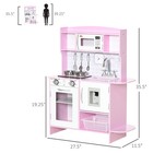 Wooden Play Kitchen W  Lights  Imaginative Toy Boys   Girls Kitchen Playset