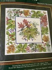 Vintage Nos Elsa Williams Counted Cross Stich Kit 02134 Autumn Chickadees Fall