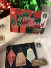 Lot Of 6 Starbucks Christmas Holiday Gift Cards No   Never Used Rare 2014-2019