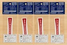 Genuine Rays Ce28sl Wheel Repair Sticker  no 23  - 17 18 Inch - Red  4 Sets 