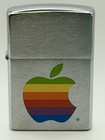 Vintage 1996 Apple Computer Logo Chrome Zippo Lighter New B10