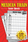Mexican Train Score Sheets  120  Large Print Score Pads For Scorekeeping - Domin