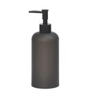 Frosted Black Soap Dispenser Pump Bottle Plastic Refillable Container