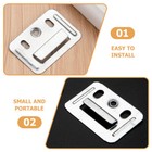 200pcs Wall Panel Buckle Replacement Stainless Steel Furniture Buckle Clamp