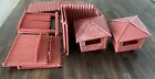 Vintage Marx Fort Apache Playset  Towers  Ladders  Stockade Walls